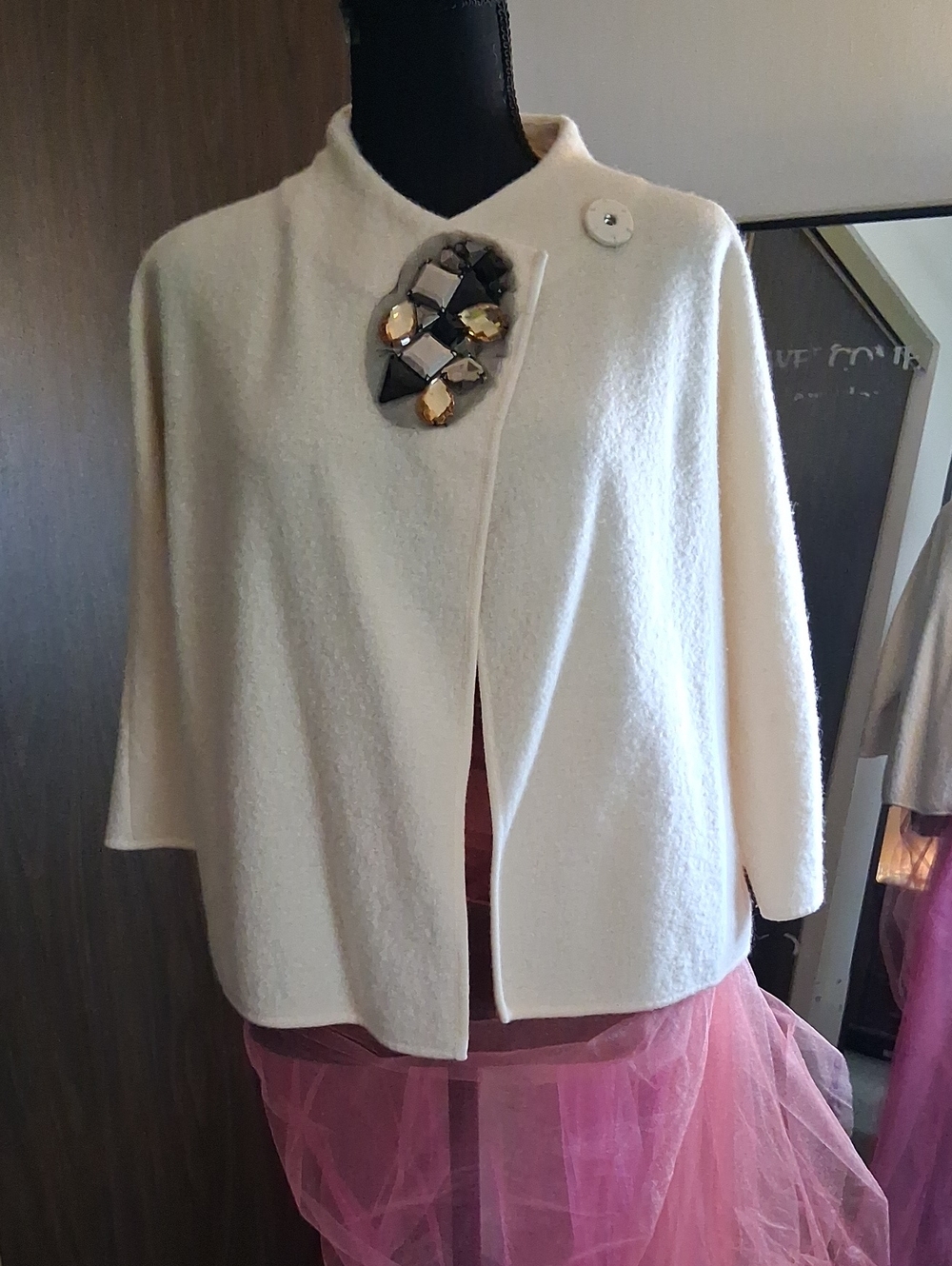 Wool-Blend Cardigan, Jones New York